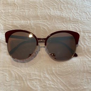 Red and gold sunglasses